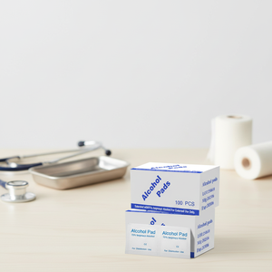 Tampons en coton à 70 % <span class=keywords><strong>d</strong></span>'<span class=keywords><strong>alcool</strong></span> <span class=keywords><strong>isopropylique</strong></span>, 100 pièces, 3x6 cm, nettoyage ménager, <span class=keywords><strong>d</strong></span>ésinfection et antiseptique, usage unique - Product Image 1