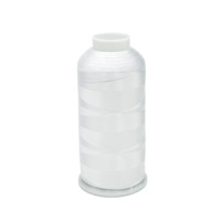 Fil à broder 100% rayonne blanc pour machine à broder, fil doux pour robe de mariée, dentelle