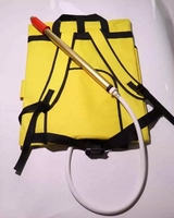 Nouveau design couleur jaune Wildland 5 gallons (20L) sac à dos pompe à incendie avec sac pliable pour la lutte contre les incendies de forêt