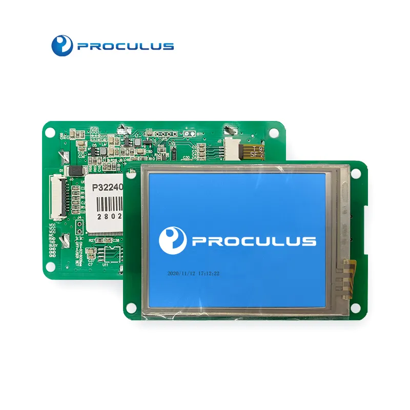 Proculus 2.8インチuart医療機器容量性タッチスクリーンディスプレイモジュールスマートホームコントロールパネルLcd Hmiタッチスクリーン