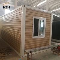 Maison conteneur démontable, studio mobile, salon de coiffure, panneaux sandwich, structure en acier robuste, design moderne, écologique, durable