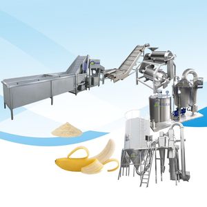 뿔 디자인 인스턴트 과일 분말 가공 라인 바나나 호박 밀가루 만들기 식물 - Product Image 5