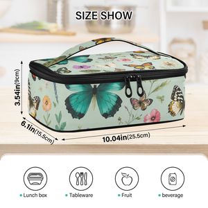 Everyday Insulated Lunch Bag, Durable Thermal Cooler Tote with Mesh Pocket, Lightweight Reusable Food Storage Pouch - Product Image 3