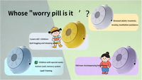 Original-Herstellerprodukt Herzschlag-Vibrationsmotor Teddybär Welpen Trennungsangst-Linderung Musikbox Vibrierendes Plüsch-Hundespielzeug