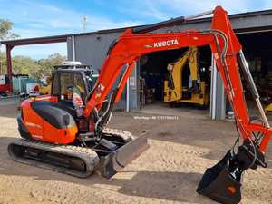 Mini-excavatrice de marque supérieure Kx080-3s d'occasion, excavatrice sur chenilles de marque supérieure Kx080-3s d'occasion, excavatrice hydraulique de marque supérieure Excavadora - Product Image 6