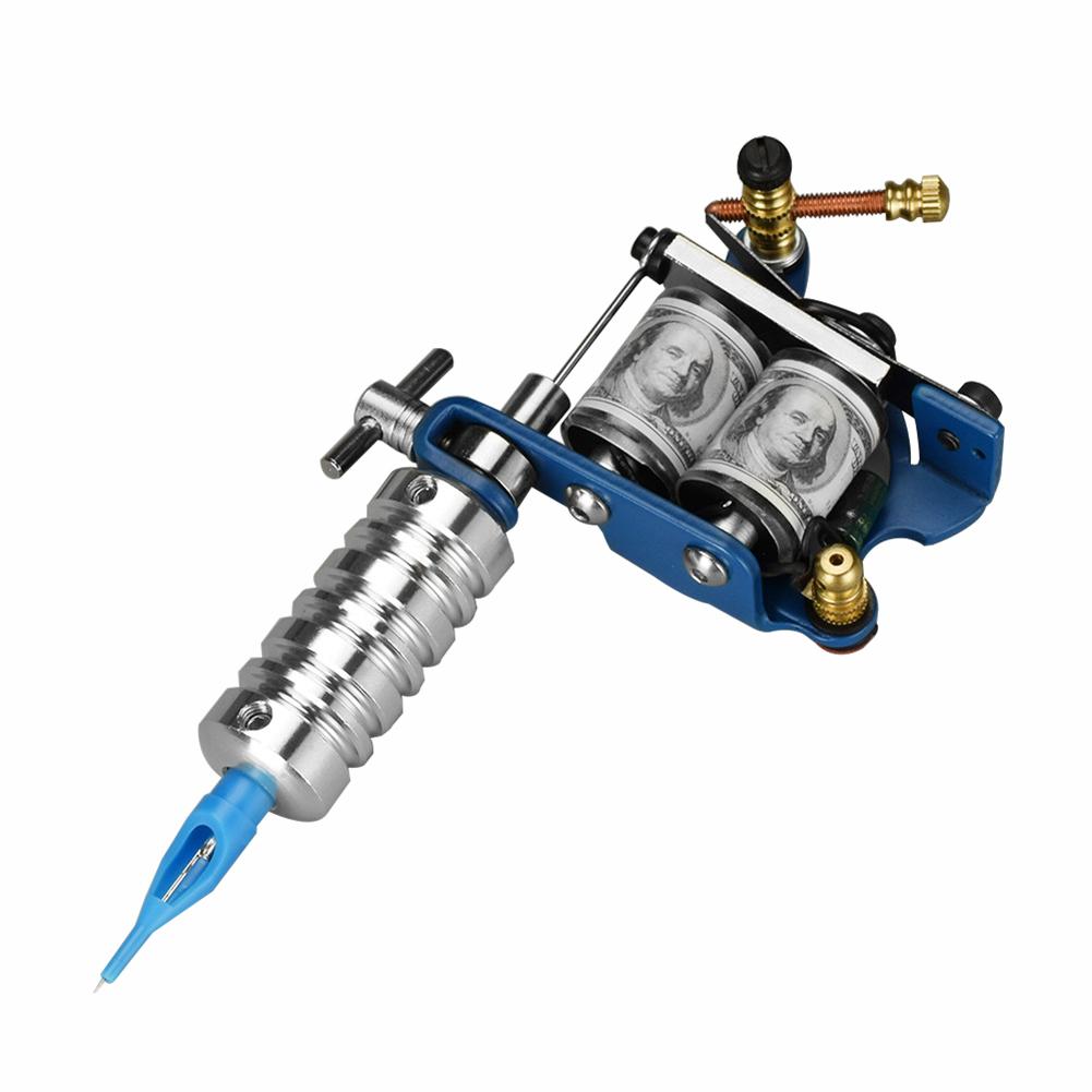 新しいタトゥーマシンセットプロフェッショナルボディアートコイル