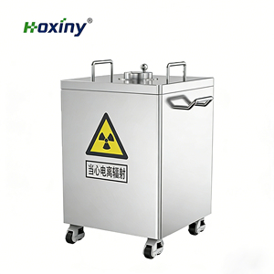 Contenedor de Residuos Radioactivos de Laboratorio |   Contenedor Blindado con Revestimiento de Plomo de 10L, 20L y 50L |   Empaque Seguro en Caja de Madera Contrachapada - Product Image 5