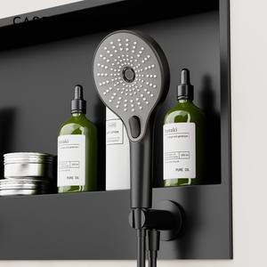 Système de douche encastré mural intégré pour <span class=keywords><strong>baignoire</strong></span>, avec douchette et bec de <span class=keywords><strong>baignoire</strong></span> en acier inoxydable de haute qualité, mitigeur dissimulé - Product Image 4