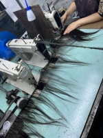 Extensions de cheveux bouclés en gros d'usine, cheveux humains brésiliens vierges Remy, ondulés, double trame, tissage de cheveux à la machine