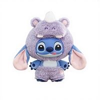 POP MART TOPTOY 100% Original Dsi-ney Stitch Série Animaux Sauvages Vinyle & Peluche Boîte Mystère Cartoon Anime Mystery BoxToyGiftLabUBU