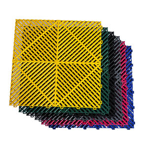 Chine conception en gros 40*40*1.8 voiture grille en plastique Garage tapis de calandre de sol - Product Image 1