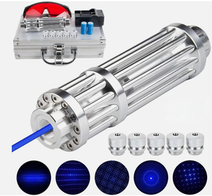 China Manufactured Adjustable Visible Beam Dot Rechargeable Laser Pointer Flashlight Light Blue Infrared for Promotions