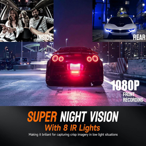 Sản Phẩm Mới 4 Máy Ảnh Kỹ Thuật Số Xe Dash Cam Đường Giao Thông Ghi Âm 1080P <span class=keywords><strong>360</strong></span> Độ An Ninh Video Ghi Âm - Product Image 4