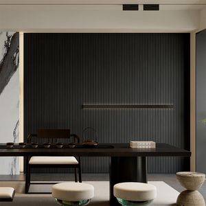 छील और छड़ी pvc स्लेट दीवार पैनल स्व-चिपकने वाला नकली काले लकड़ी अनाज वॉलपेपर पैनल 3 डी दीवार पैनल दीवारों और छत के लिए पैनल - Product Image 4