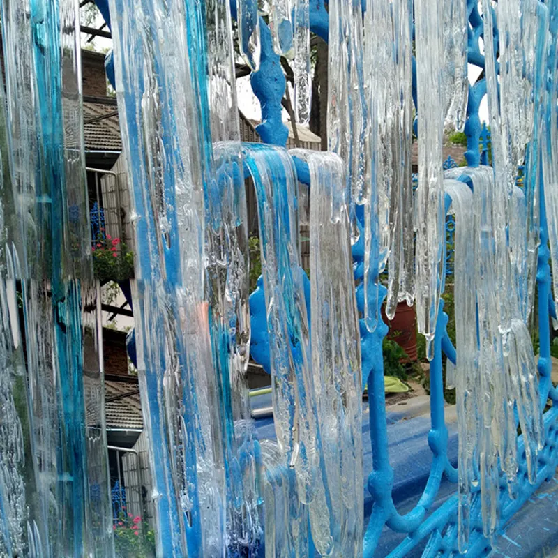 chandeliers ceiling lights creative design handmade murano glass art craft waterfalls shape gate wall decor glass sculpture