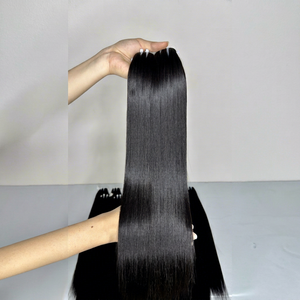 ผมเวียดนามแท้ 100% ยี่ห้อ Ksix Hair แบบตรงธรรมชาติ  จัดเรียงเกล็ดผม  ซุปเปอร์ดับเบิ้ลดรอว์น  เย็บสองชั้นด้วยเครื่องจักร  รับทำโลโก้ตามสั่ง - Product Image 1