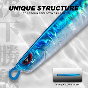 Señuelo de Pesca Hunthouse, 20g 30g 40g, Hundimiento, Largo Alcance, Jigging, Agua Salada, Metal, para Atún, Pez Rey, <span class=keywords><strong>Seriola</strong></span> - Product Image 5