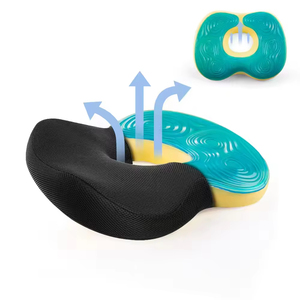 Cojín de Asiento en Forma de U de Espuma Viscoelástica con Gel Refrigerante, Alivio para <span class=keywords><strong>Hemorroides</strong></span> y Soporte para el Coxis - Product Image 3