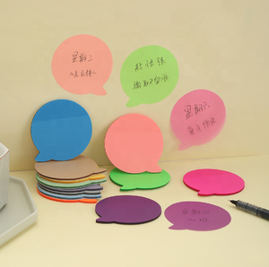 Poste clair voir des <span class=keywords><strong>bulles</strong></span> de discours transparentes colorées <span class=keywords><strong>Notes</strong></span> autocollantes uniques - Product Image 2