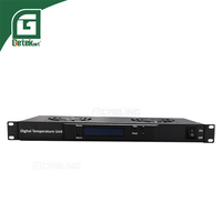 GETEKnet 4 ventilateurs 100-231V AC, plateau de refroidissement 1U pour montage sur armoire réseau (montage sur toit)