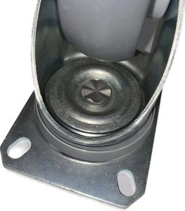 SQ касторовое бесшумный TPR с одним роликом, центральный замок ролики для сертифицированная медицинская мебель, кровать колеса промышленные медицинский рицинус - Product Image 3