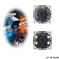 Module de caméra USB 5MP 1944P 30fps sans distorsion, grand angle 90 degrés, webcam UVC à mise au point fixe pour Windows, Linux, Android