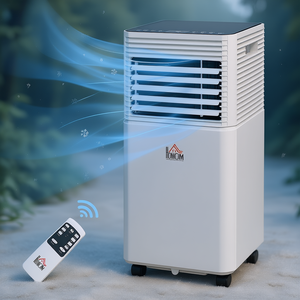 Climatiseur portable HOMCOM 10000 BTU, refroidissement uniquement, télécommande, écran LED, pour les pièces jusqu'à 298 pieds carrés - Product Image 2