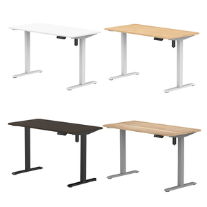 Cadre de bureau électrique télescopique noir en stock, poste de travail assis-debout ergonomique à moteur unique, hauteur réglable - Product Image 3