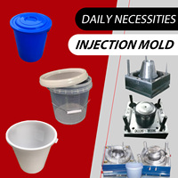Moule d'injection personnalisable en plastique PP pour seau de stockage industriel - Conception OEM, Haute Précision, Livraison Rapide