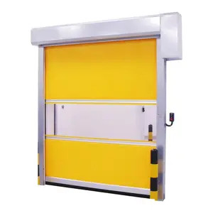 Automatic High Speed Roller Shutter Security Roll up Plastic Coiling Fabric PVC Roll up Rapid Roller Shutter