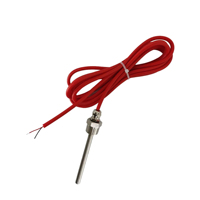 Sonde de température PT100 RTD à déconnexion rapide, 3 fils, en acier inoxydable, étanche IP65, OEM, filetage fixe, résistance au platine