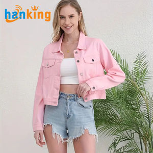 <span class=keywords><strong>Veste</strong></span> en <span class=keywords><strong>jean</strong></span> pour <span class=keywords><strong>femme</strong></span> Ehanking, haut en <span class=keywords><strong>jean</strong></span> de haute qualité, sans manches/manches <span class=keywords><strong>mi</strong></span>-longues/manches longues, respirante, vêtements en <span class=keywords><strong>jean</strong></span> - Product Image 1