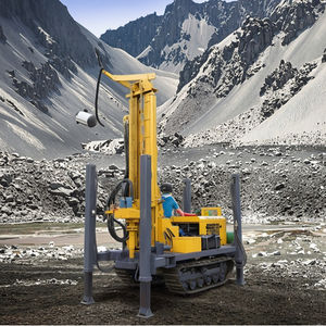 핫세일 저가 디젤 엔진식 트랙 이동식 수중 시추기 엔진/모터/펌프 최대 300m 깊이 판매 - Product Image 3