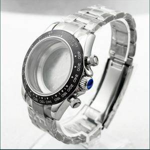 Boîtier de montre en acier inoxydable 316L massif de 39 mm, étanche 10 ATM, avec mouvement à quartz, verre saphir miroir, boîtier de montre VK63 - Product Image 1