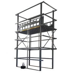 Elevador Hidráulico Vertical Industrial Profesional Personalizado de Doble Cabina en Nueva Condición para Carga y Descarga en Almacenes - Product Image 4