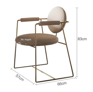 Offre Spéciale de haute qualité pour salle à manger chaises de salle à manger scandinaves en velours rouge <span class=keywords><strong>chaise</strong></span> de salle à manger en cuir italien et chrome - Product Image 6