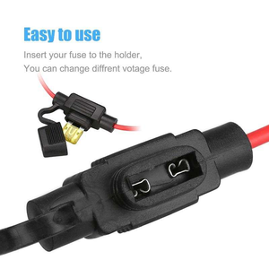 <span class=keywords><strong>Portafusibles</strong></span> en Línea Impermeable 18/16/14/12AWG 12V 24V ATC ATO con Cables para Auto, Barco, Camión, RV, Marino - Product Image 4