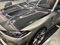 Capot moteur tout carbone CSL pour BMW G80 M3 & G82 M4 Kit carrosserie élégant pièces de carrosserie kit de conversion de carrosserie accessoires automobiles