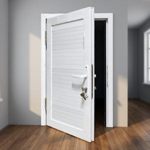 Puerta Abatible de PVC HOFFEN 81x205 cm, Insonorizada, Impermeable, Aislamiento Térmico, Diseño Moderno, Uso Manual en Supermercados - Product Image 3