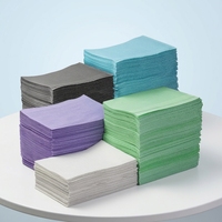 Bavoirs dentaires jetables colorés 3 plis, vente en gros, certifiés CE, pour cliniques et salons, directement de l'usine