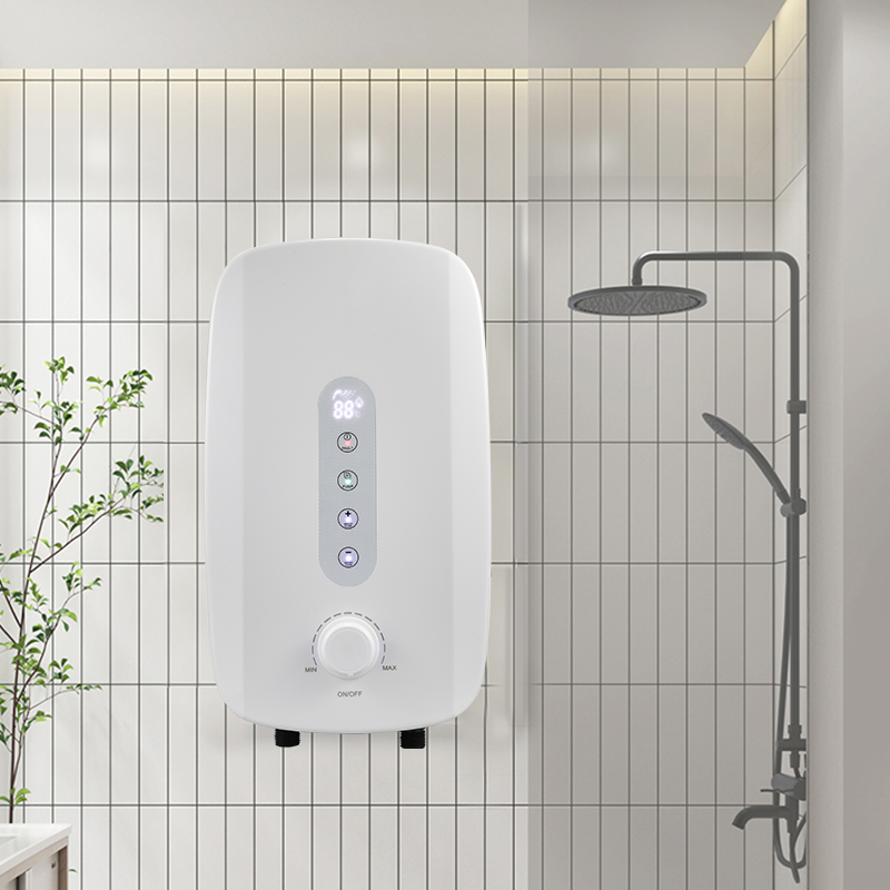 LED App-Controlled Knob-Controlled Booster Pump Variable Frequency Smart Electric Instant Water Heater for Bathroom Shower