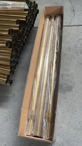 Tùy chỉnh 2.6m 3m thép không gỉ Cột cờ gương đánh bóng thẳng văn phòng trong nhà miễn phí đứng cơ sở vàng bạc cờ cực - Product Image 5