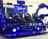 Chaise de réalité virtuelle 360 simulateur de vol 9d montagnes russes films Vr cinéma