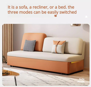 <span class=keywords><strong>Canapé</strong></span>-lit <span class=keywords><strong>convertible</strong></span> <span class=keywords><strong>avec</strong></span> <span class=keywords><strong>coffre</strong></span> <span class=keywords><strong>de</strong></span> <span class=keywords><strong>rangement</strong></span>, design moderne pour salon et villa - Product Image 2