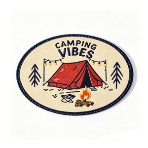 Custom Embroidered Eco-Friendly Canvas Outdoor Adventure <b>Patch</b> Iron-On Sew-On for <b>Backpacks</b> Jackets Hats & Tactical Gear - Product Image 1