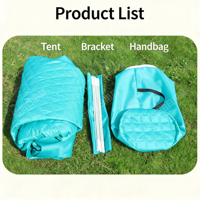Tente pyramidale triple couche épaisse et chaude, en tissu Oxford de coton respirant, imperméable 1000 mm, pour 3-4 personnes, idéale pour le camping en hiver en extérieur