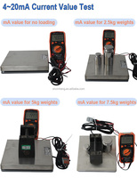 Amplificador de pesaje de celda de carga DC24V 4 ~ 20mA Transmisor de peso analógico de módulo delgado para control industrial Pesaje de control industrial en el sistema de medición de carga de control