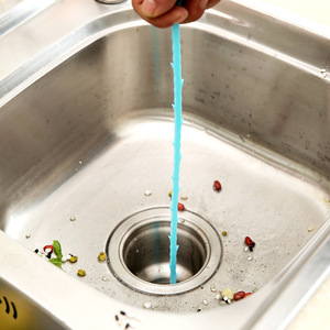Gancho para limpiar desagües de cocina, limpiador de desagües de alcantarillado y inodoros, gancho para limpiar desagües de fregaderos domésticos, gancho Knorr - Product Image 3