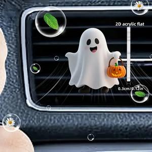 Decoración para Rejilla de Ventilación de Coche con Diseño Temático de Halloween, Sin Fragancia, con Doble Lámina de Esponja Inodora, Aire Fresco para el Coche - Product Image 6