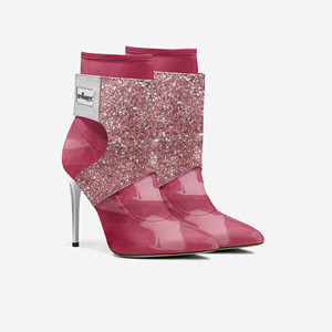 Bottines vegan à talon aiguille édition limitée BYMANYC New York Futurista Noir - Product Image 3